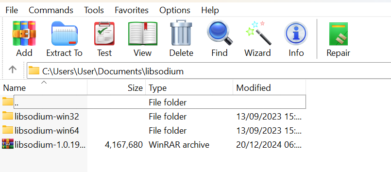 Extracting Files Screenshot